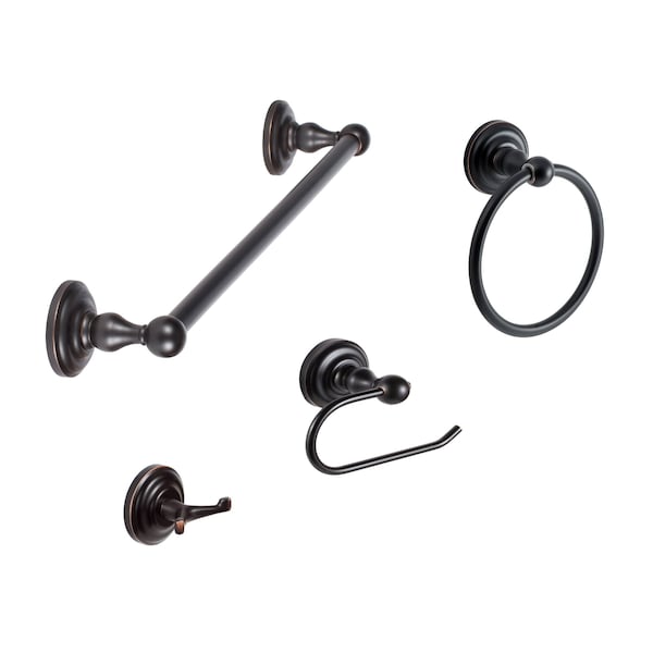 Sure-Loc Hardware Sure-Loc Hardware Boulder Series Bath Set, Single Post, Vintage Bronze BL-SET-PH1 11P - main